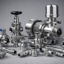 Sanitary pumps and valves