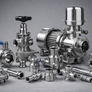 Sanitary pumps and valves